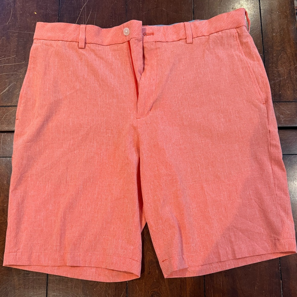 Walter Hagen 11 Majors Men’s Golf Shorts – Coral / Orange – Size 36